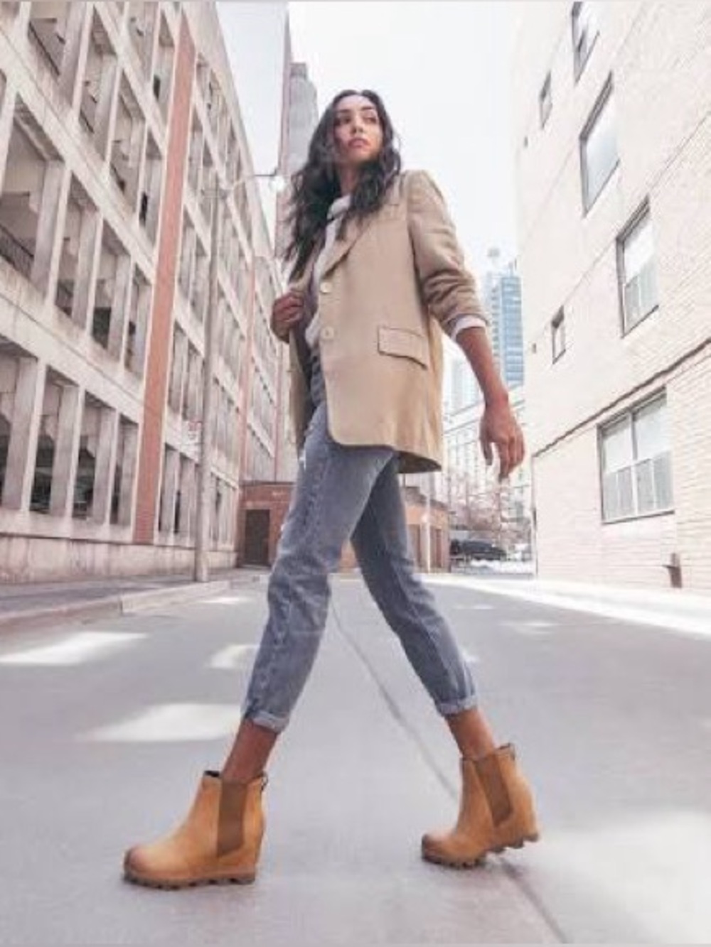 Sorel Joan of Artic Chelsea wedge lll boots